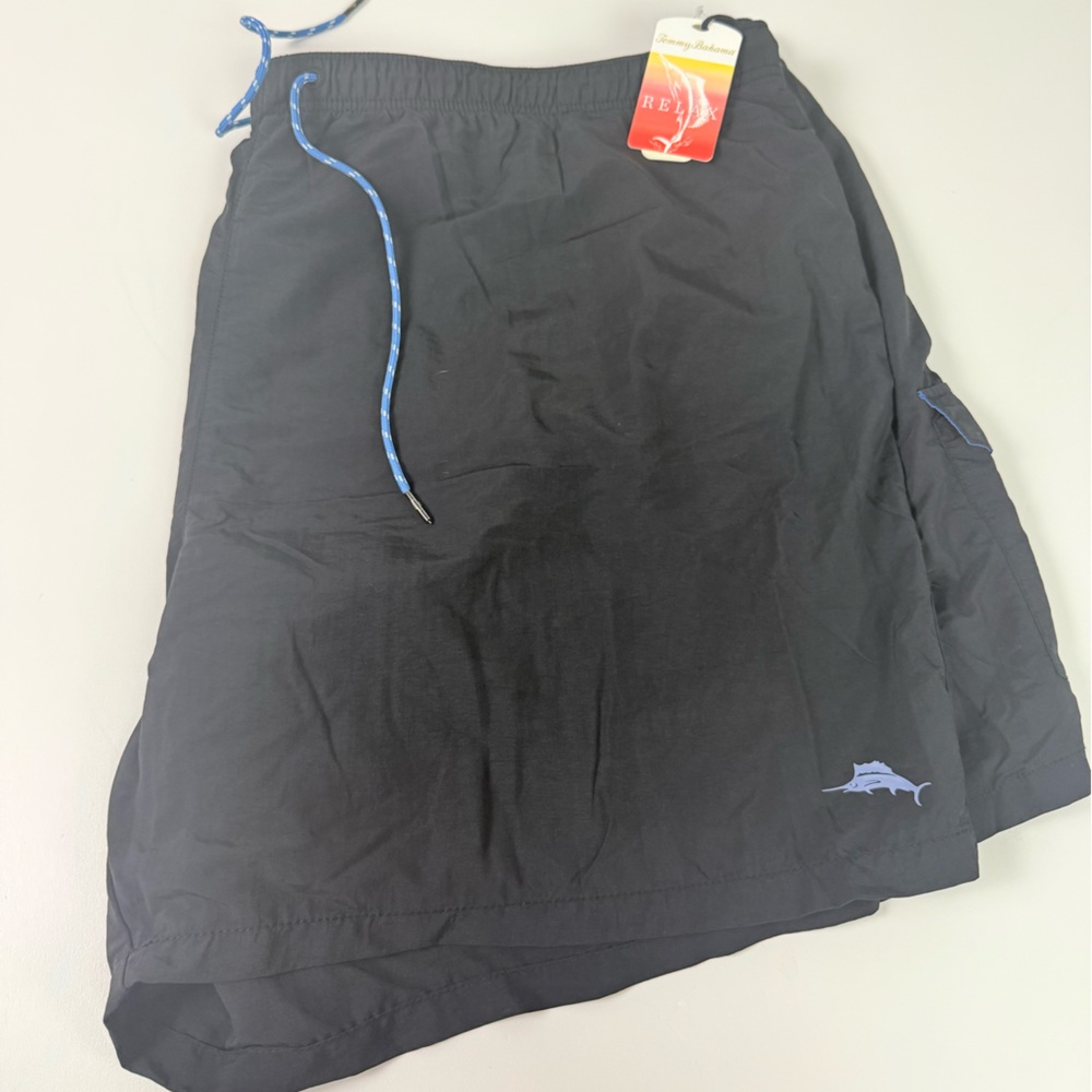 Tommy Bahama Swim Trunks Shorts w Mesh Brief NWT New Naples Happy Go Cargo